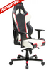 Image of DXRacer Racing Series OH/RH110/NWR Red and White Gaming Chair