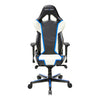 Image of DXRacer Racing Series OH/RH110/NWB Blue and White Gaming Chair