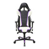 Image of DXRacer Racing Series OH/RH110/NWV Violet & White Gaming Chair