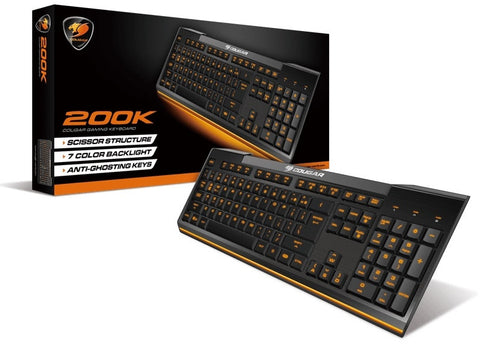 Cougar 200K Scissor 19-Keys USB Gaming Keyboard