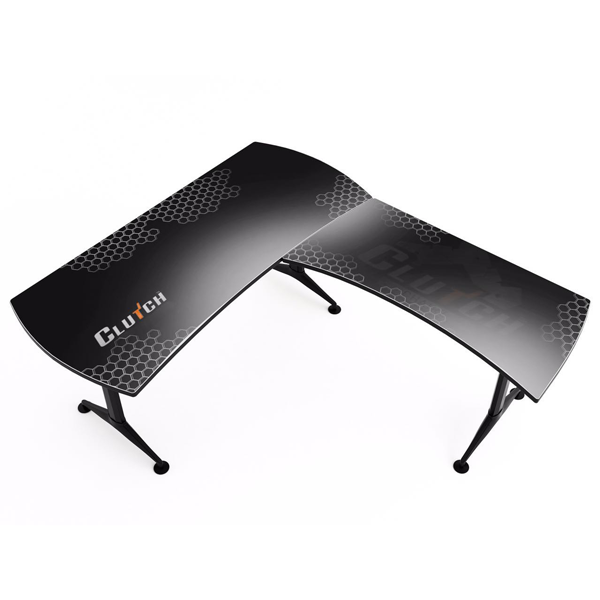 Clutch Ergonomic L-Shaped Gaming Desk | Champs Chairs