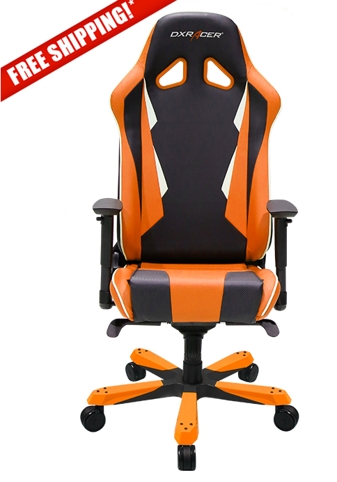 DXRacer Sentinel OH/SK28/NO Orange and Black Gaming Chair