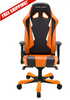 Image of DXRacer Sentinel OH/SK28/NO Orange and Black Gaming Chair