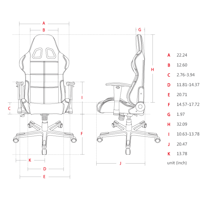 DXRACER Formula Series OH/FD01/GN Gaming Chair
