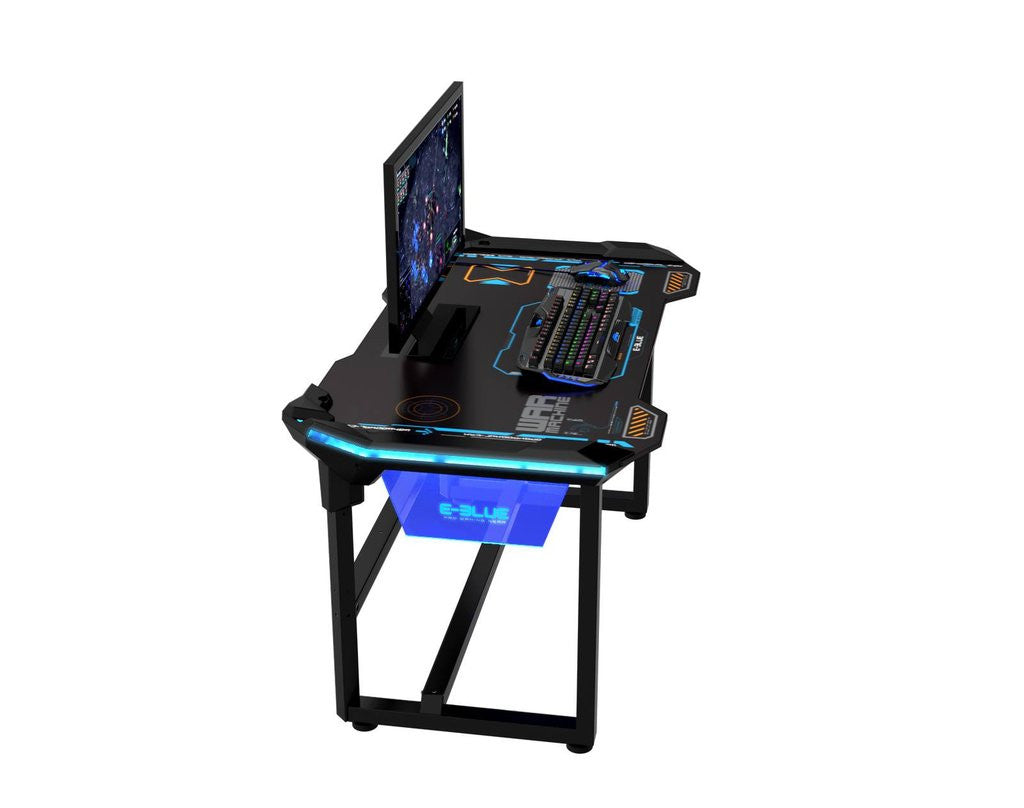 E-Blue Wireless Glow Gaming Desk