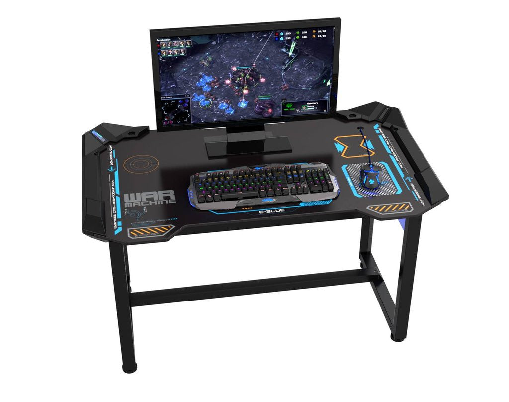 E-Blue Wireless Glow Gaming Desk