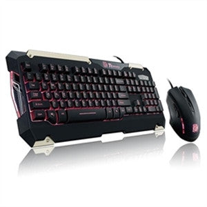 Tt eSPORTS Commander Gaming Keyboard and Mouse Combo Bundle