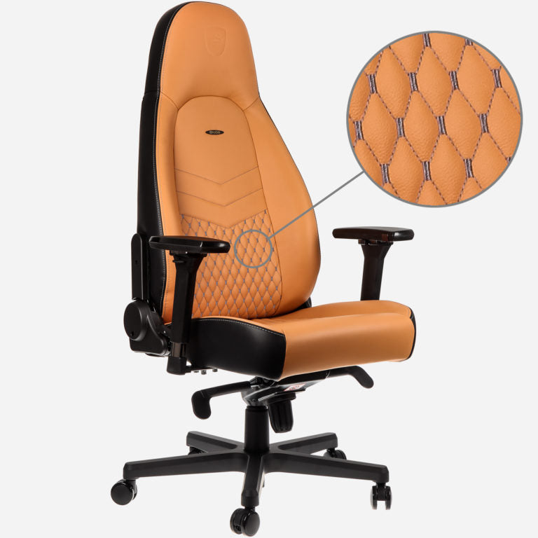 Noblechairs ICON Series REAL LEATHER - FREE Shipping & No Tax 