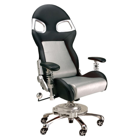 Pitstop XLE Office Chair - Silver