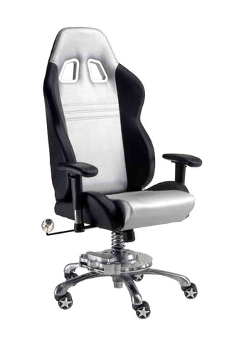Pitstop GT Office Chair - Sliver