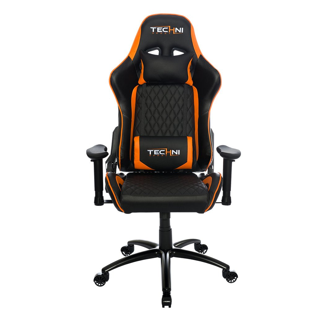 Techni Sport TS50 Orange Gaming Chair Free Shipping Today