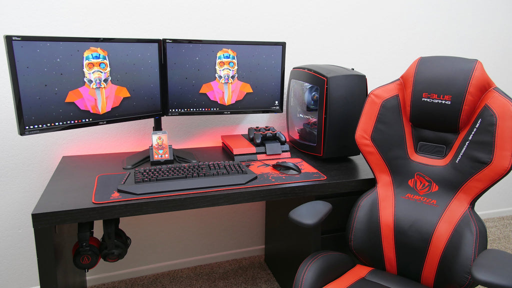 E-Blue Auroza X1 LED Red Gaming Chair