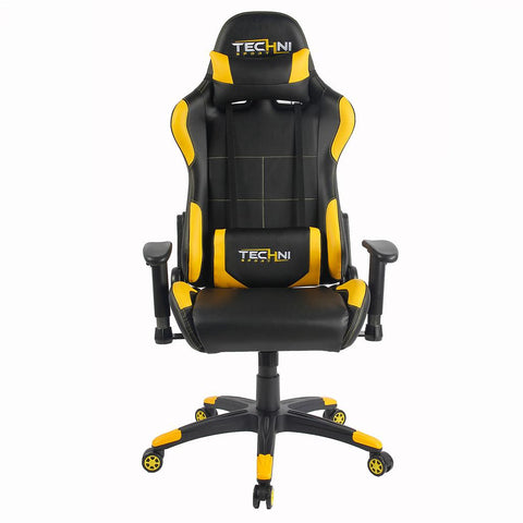 Techni Sport RTA Yellow Gaming Chair