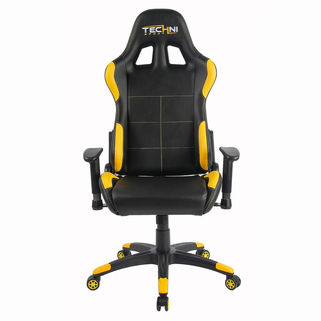 Techni Sport RTA Yellow Gaming Chair